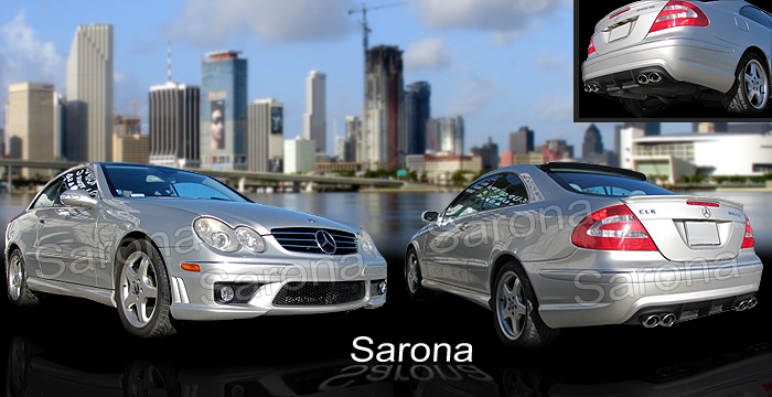 Custom Mercedes CLK  Coupe Body Kit (2003 - 2009) - $1690.00 (Manufacturer Sarona, Part #MB-104-KT)